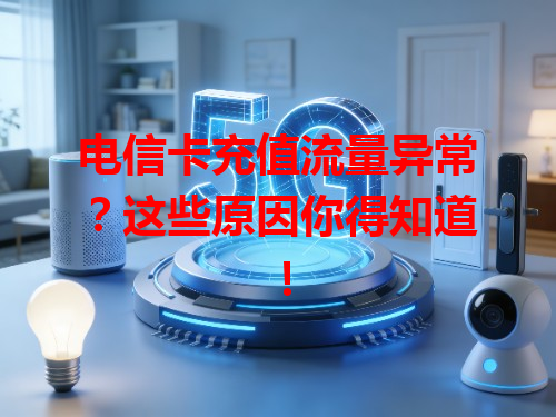 电信卡充值流量异常？这些原因你得知道！