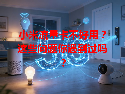 小米流量卡不好用？这些问题你遇到过吗？