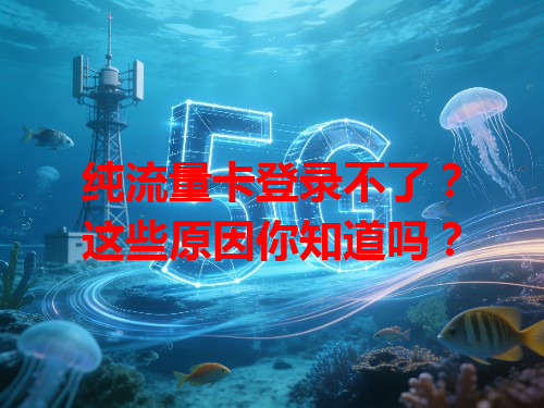 纯流量卡登录不了？这些原因你知道吗？