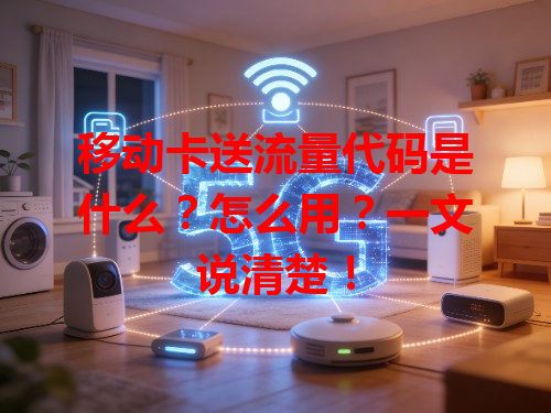 移动卡送流量代码是什么？怎么用？一文说清楚！