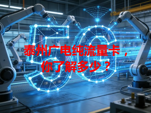 泰州广电纯流量卡，你了解多少？