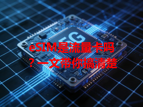 eSIM是流量卡吗？一文带你搞清楚