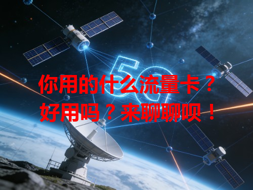 你用的什么流量卡？好用吗？来聊聊呗！