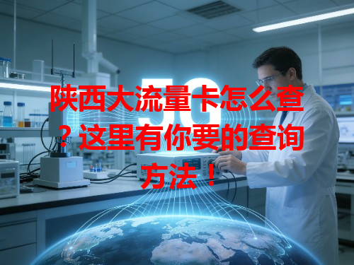 陕西大流量卡怎么查？这里有你要的查询方法！
