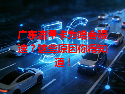 广东流量卡为啥会限速？这些原因你得知道！