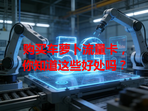 购买车萝卜流量卡，你知道这些好处吗？