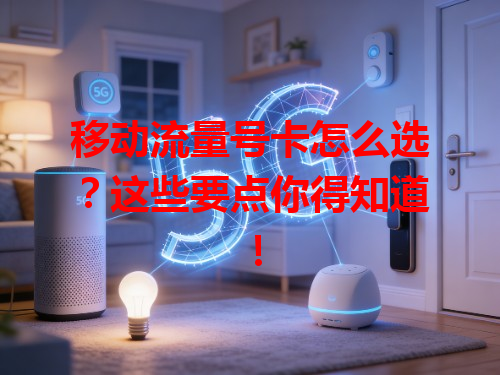 移动流量号卡怎么选？这些要点你得知道！