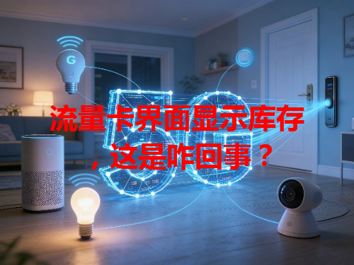 流量卡界面显示库存，这是咋回事？