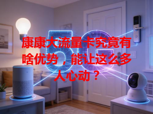康康大流量卡究竟有啥优势，能让这么多人心动？