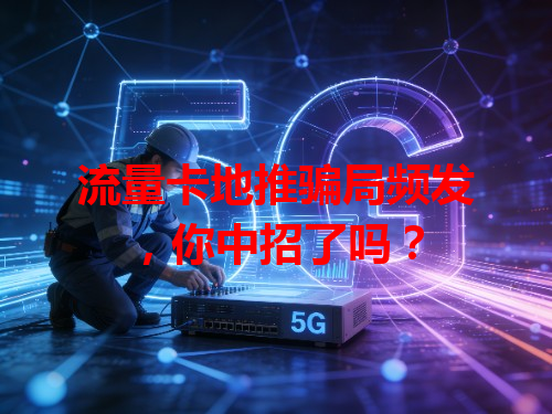 流量卡地推骗局频发，你中招了吗？