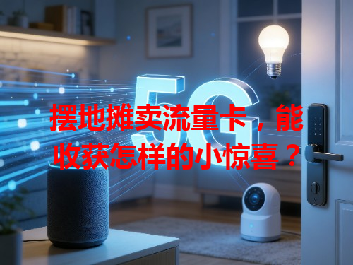 摆地摊卖流量卡，能收获怎样的小惊喜？