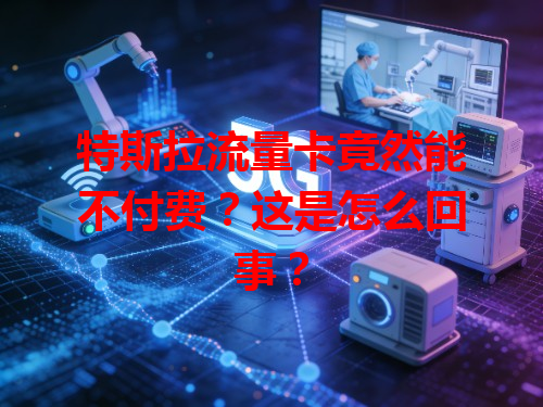 特斯拉流量卡竟然能不付费？这是怎么回事？