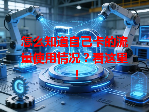 怎么知道自己卡的流量使用情况？看这里！