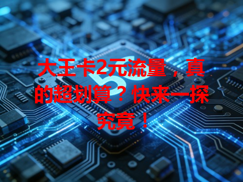 大王卡2元流量，真的超划算？快来一探究竟！