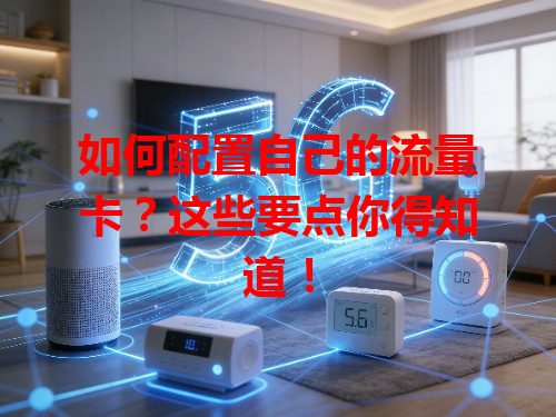 如何配置自己的流量卡？这些要点你得知道！