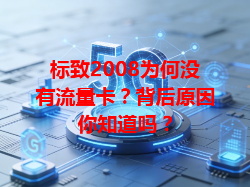标致2008为何没有流量卡？背后原因你知道吗？