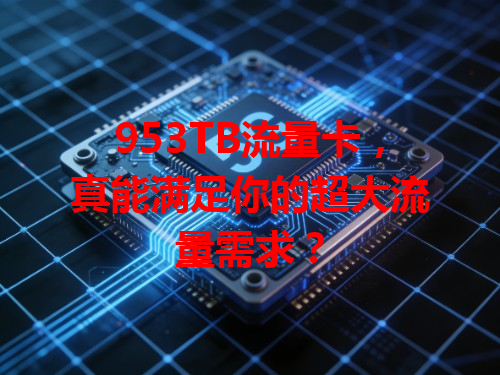 953TB流量卡，真能满足你的超大流量需求？