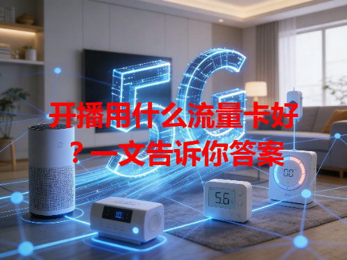 开播用什么流量卡好？一文告诉你答案