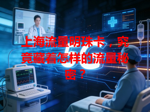 上海流量明珠卡，究竟藏着怎样的流量秘密？