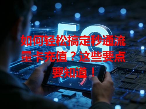 如何轻松搞定秒通流量卡充值？这些要点要知道！