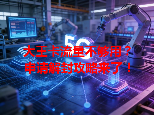 大王卡流量不够用？申请解封攻略来了！