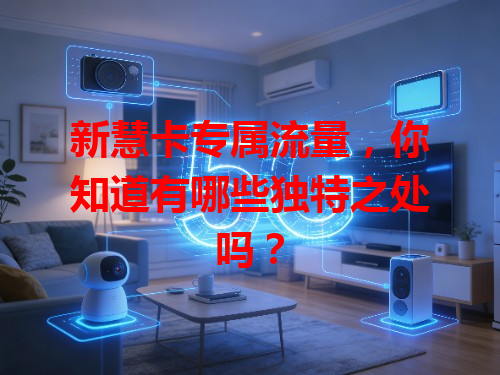 新慧卡专属流量，你知道有哪些独特之处吗？