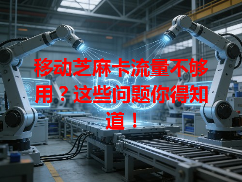 移动芝麻卡流量不够用？这些问题你得知道！