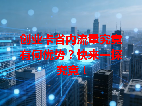 创业卡省内流量究竟有何优势？快来一探究竟！