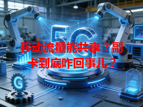 移动流量能共享？副卡到底咋回事儿？