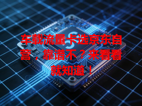 车载流量卡选京东自营,靠谱不?来看看就知道!