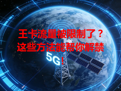 王卡流量被限制了？这些方法能帮你解禁！