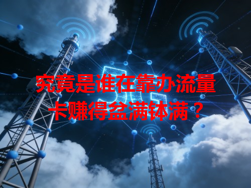究竟是谁在靠办流量卡赚得盆满钵满?