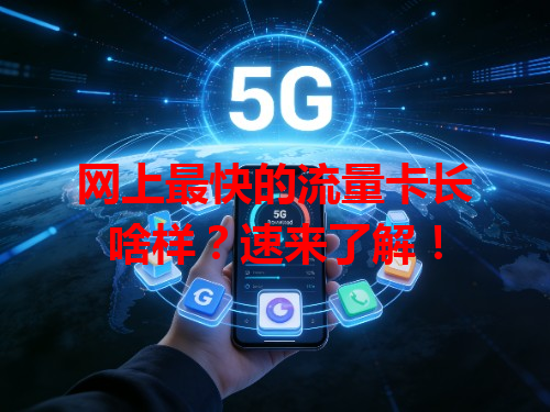 网上最快的流量卡长啥样？速来了解！