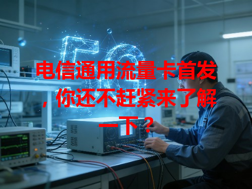 电信通用流量卡首发，你还不赶紧来了解一下？