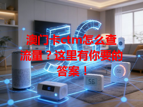 澳门卡ctm怎么查流量？这里有你要的答案！