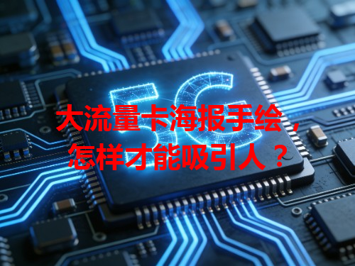 大流量卡海报手绘，怎样才能吸引人？