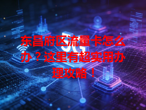 东昌府区流量卡怎么办？这里有超实用办理攻略！