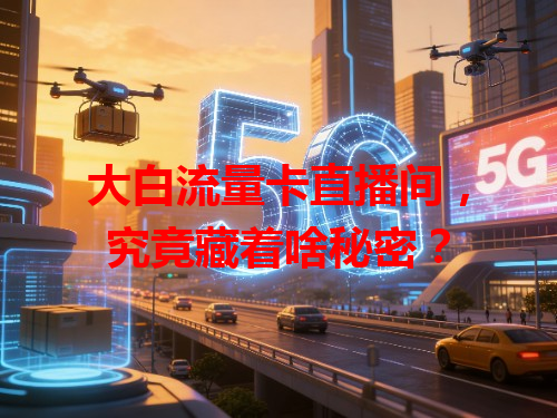 大白流量卡直播间，究竟藏着啥秘密？