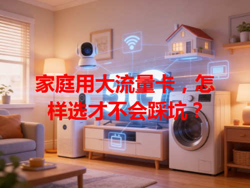 家庭用大流量卡，怎样选才不会踩坑？