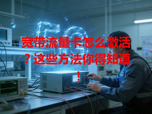 宽带流量卡怎么激活？这些方法你得知道！