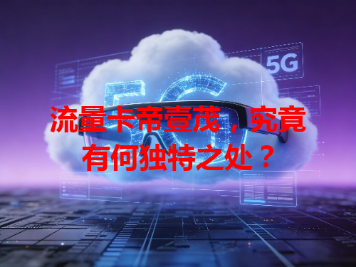 流量卡帝壹茂，究竟有何独特之处？