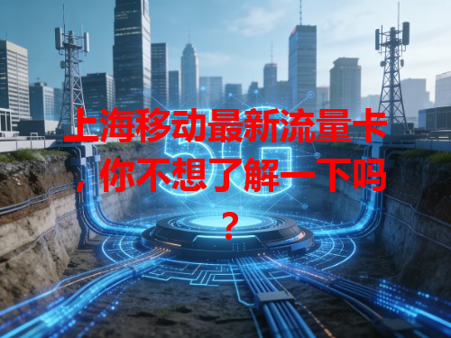 上海移动最新流量卡，你不想了解一下吗？