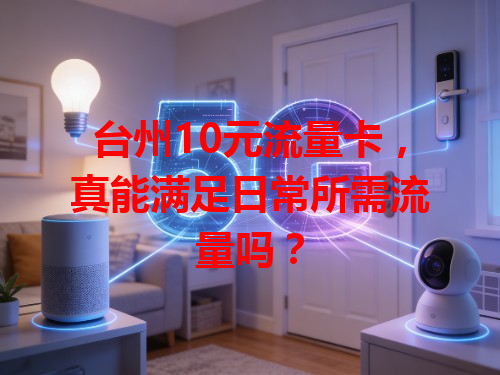 台州10元流量卡，真能满足日常所需流量吗？