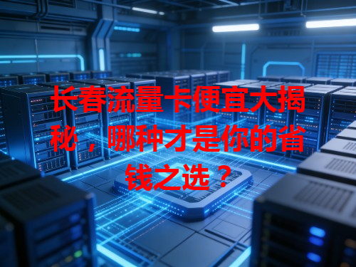 长春流量卡便宜大揭秘,哪种才是你的省钱之选?