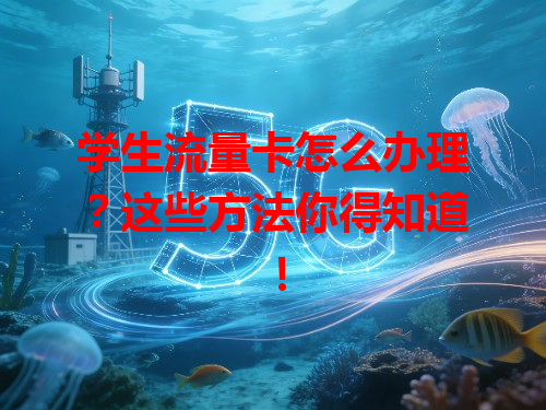 学生流量卡怎么办理？这些方法你得知道！