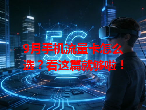 9月手机流量卡怎么选？看这篇就够啦！