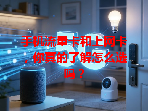 手机流量卡和上网卡，你真的了解怎么选吗？