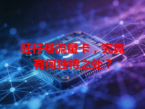 旺仔号流量卡，究竟有何独特之处？