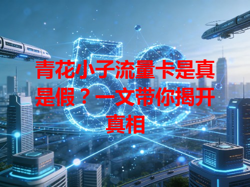 青花小子流量卡是真是假？一文带你揭开真相