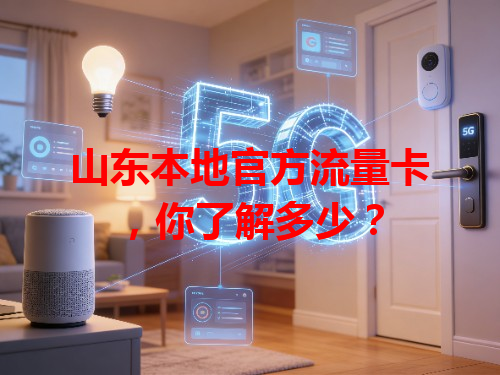 山东本地官方流量卡，你了解多少？